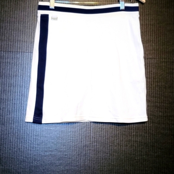 Ralph Lauren Dresses & Skirts - Ralph Lauren Golf Skort White/Blue Stripe White Polo Emblem Wmns Sz S #0025